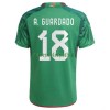 Maillot de Supporter Mexique A.GUARDADO 18 Domicile Coupe du Monde 2022 Pour Homme